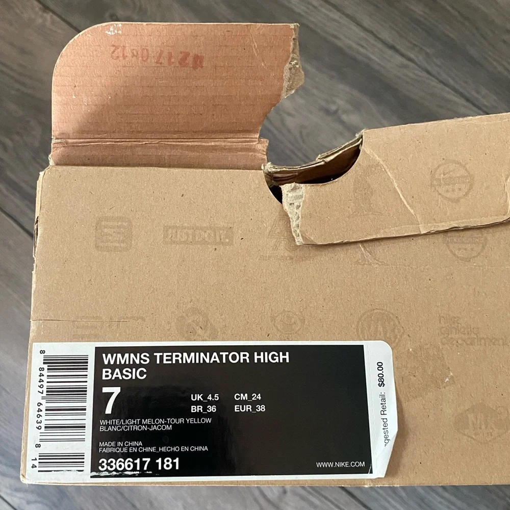 AUTHENTIC NIKE WMNS TERMINATOR HIGH 336617-181 - Picture 4 of 8